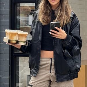 Motel Rocks NWT Large leather jacket